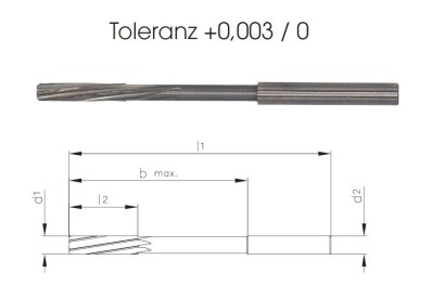 NC6199-10.86 výstružníky se spirálovými drážkami NC6199-10.86 výstružníky se spirálovými drážkami