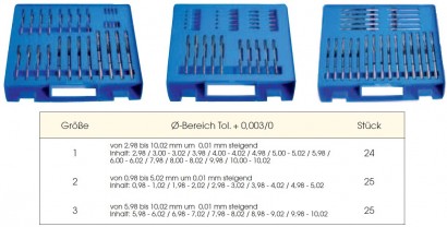 NC399-2 SADA 25 KS HSSE strojní výstružníky V SADĚ 25 KS