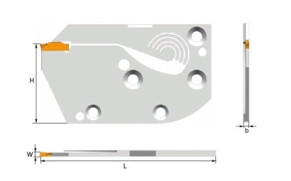 ZF.2.2.B.R80.EC Primární kazety pro upichování pravé