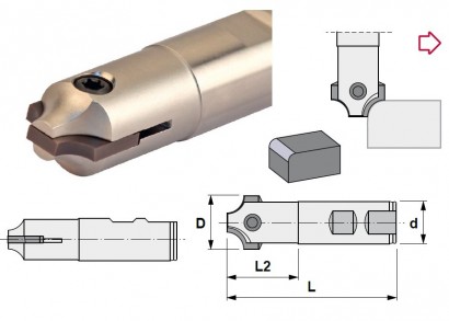 134507012 - Rádiusová srážecí fréza na HPKW2504R.. R6 až R10