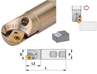 172527025 čtvrtkruhové frézy na ADMT1503R stavitelné