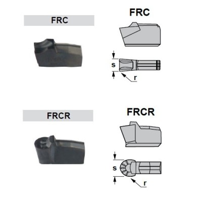 FRC60TL40 - Rádiusové destičky FRC.. + FRCR.. TiAlN