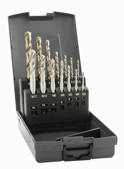 43359 SADA STROJNÍCH ZÁVITNÍKŮ DIN371 "METRICKÉ" SLEPÉ