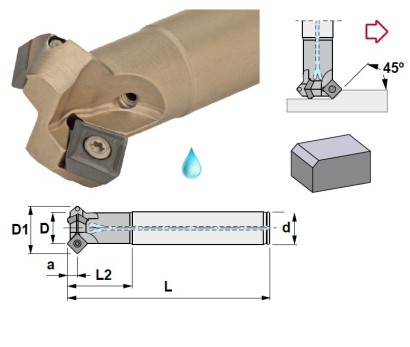 073503020 - SRÁŽECÍ FRÉZY - S CHLAZENÍM na SDMT09T3..