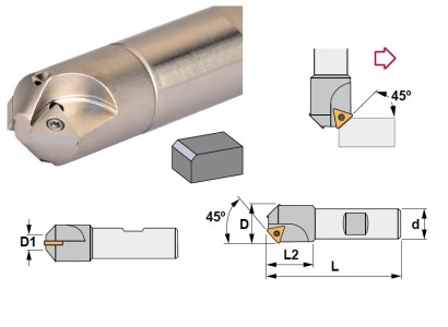 062407021 - SRÁŽECÍ FRÉZY - WELDON na destičky TCMT1102..