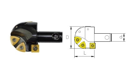 BNC-R254518 STOPKOVÉ FRÉZY DESTIČKY P26315-R25 A SPMT1204