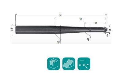 860RO8G12 STOPKOVÉ FRÉZY NA KRUHOVÉ DESTIČKY ROHX