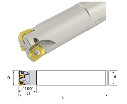D32 Z05 L200 ENMX06 STOPKOVÉ RYCHLOPOSUVNÉ FRÉZY na ENMX