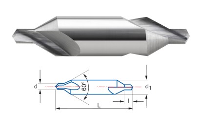 9310-3,15 STŘEDICÍ NAVRTÁVÁK Z TVRDOKOVU