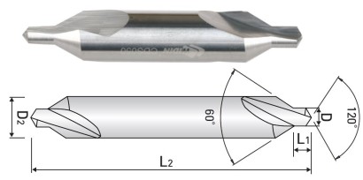 CDS050 STŘEDICÍ NAVRTÁVÁK Z TVRDOKOVU