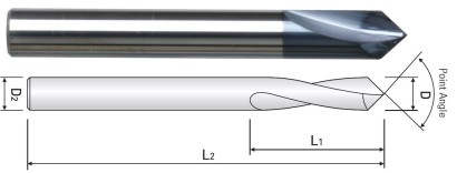 LDS080A STŘEDICÍ VRTÁK Z TVRDOKOVU PRO NC STROJE