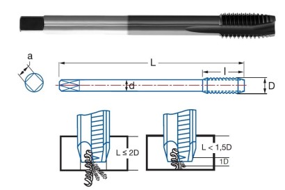 3230-M16 STROJ.ZÁVITNÍK PRŮCHOZÍ PMX+TIALN"M"