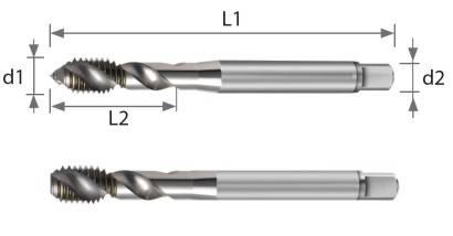 440066M16 STROJ.ZÁVITNÍK SLEPÝ HSS-E "M" DIN371/6 6H HLINÍK