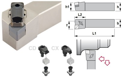 CCLNR3225P12-7CX Soustružnické nože na CNGX1207.. Pravé 95°