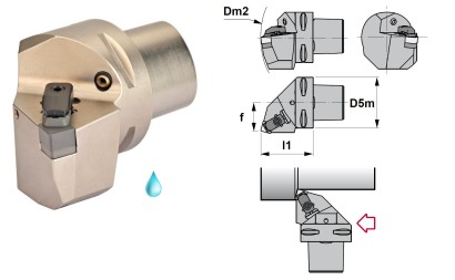 PSC40-CSRNR22050-12-4 Soustružnic.nože na SNGN1204 Pravé 75°