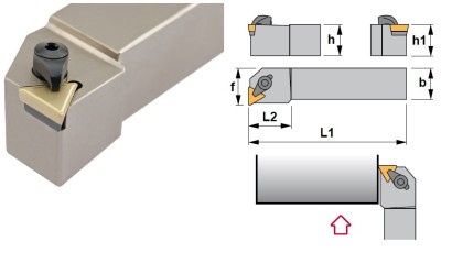 CTFPR5050T22 Soustružnické nože na TPMR2204.. Pravé 90°