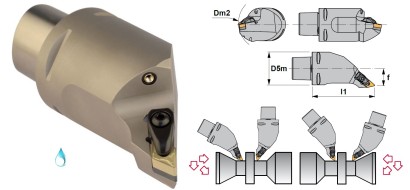 PSC63-DDMNL33120-15 Soustružnické nože na DNMG1506 Levé 48°