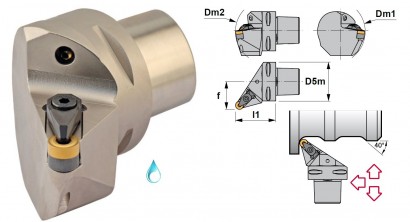 PSC40-DRSNR27050-12 Soustružnické nože na RNMG1204 Pravé 0°
