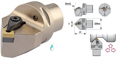PSC50-DSDNN00060-15 Soustružn.nože na SNMG1506 Oboustr. 45°
