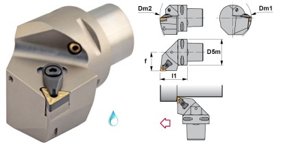 PSC63-DTGNR45065-16 Soustružnické nože na TNMG1604 Pravé 90° PSC63-DTGNR45065-16 Soustružnické nože na TNMG1604 Pravé 90°