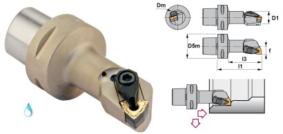 PSC40-DWLNL17090-08 Soustružnické nože na WNMG0804 Levé 95°