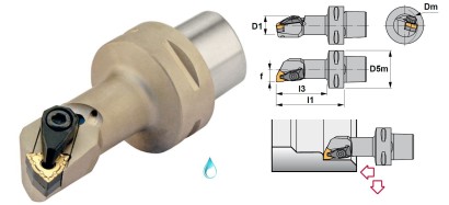 PSC40-DWLNR17090-08 Soustružnické nože na WNMG0804 Pravé 95°