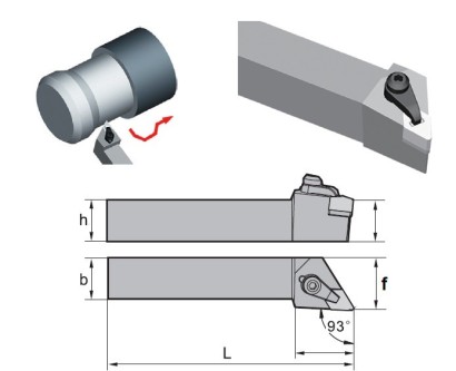 JDJNL3225P15 Soustružnické nože na DNGX1507.. Levé 93°