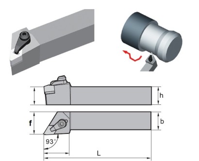 JDJNR2525M15 Soustružnické nože na DNGX1507.. Pravé 93°