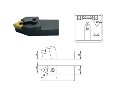 MDNNN2525M15A Soustružnické nože na DNMG1506 Oboustranné 63°