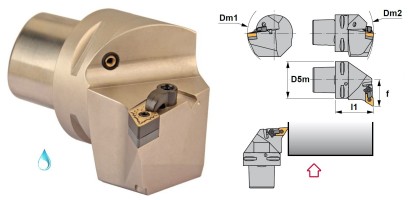 PSC50-MDUNL35060-15 Soustružnické nože na DNMG1506 Levé 93°