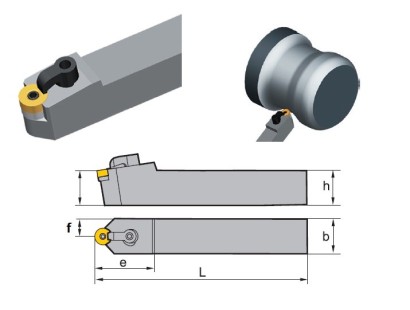 MRDNN2020K12 Soustružnické nože na RNMG1204.. Oboustranné 0°