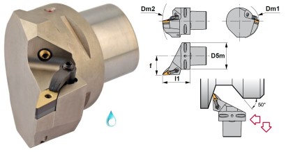 PSC40-MVJNR27062-16 Soustružnické nože na VNMG1604 Pravé 93°