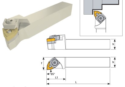 MWLNR2020K08 Soustružnické nože na WNMG0804..Pravé 95°