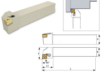 PCLNR4040S19 Soustružnické nože na CNMG1906.. Pravé 95°
