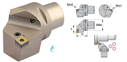 PSC80-PCLNR55080-16 Soustružnické nože na CNMG1606 Pravé 95°