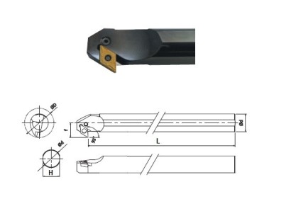 S32U-PDZNR15 Soustružnické nože na DNMG1506.. Pravé 93°