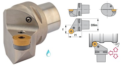 PSC63-PRSCR45065-25 Soustružnick.nože na RCMT2507MO Pravé 0°