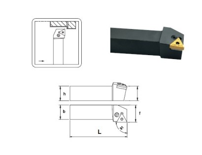 PTJNL3232P22 Soustružnické nože na TNMG2204.. Levé 93°