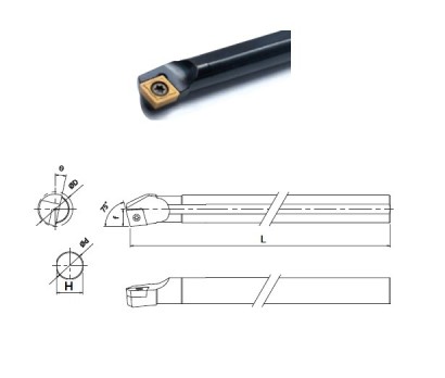 S16R-SCKCR09 Soustružnické nože na CCMT09T3.. Pravé 75°
