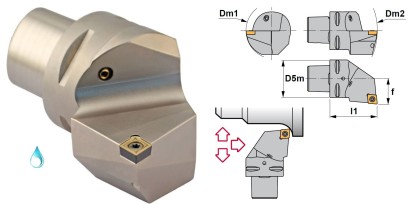 PSC63-SCLCL45065-09 Soustružnické nože na CCMT09T3 Levé 95°