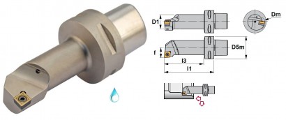 PSC50-SCLCR35100-09 Soustružnické nože na CCMT09T3 Pravé 95°