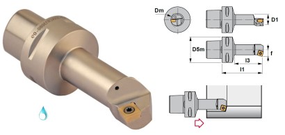 PSC40-SSKCL13080-09 Soustružnické nože na SCMT09T3 Levé 75°