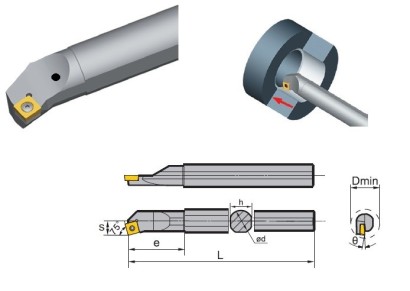 A25R-SSKCR12 Soustružnické nože na SCMT1204.. Pravé 75°