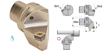 PSC50-SSRCL27060-12 Soustružnické nože na SCMT1204 Levé 75°