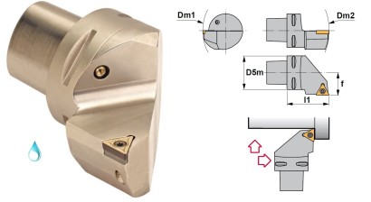 PSC32-STGCL22040-11 Soustružnické nože na TCMT1102 Levé 90°