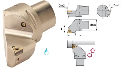 PSC32-STGCR22040-11 Soustružnické nože na TCMT1102 Pravé 90°