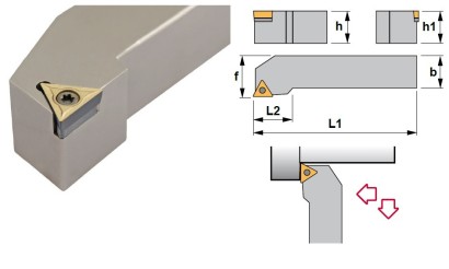 STJCR1212F11 Soustružnické nože na TCMT1102.. Pravé 93°