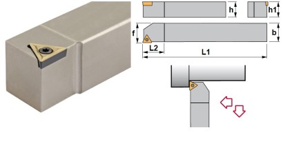 STJCR1010M11 Soustružnické nože na TCMT1102.. Pravé 93°