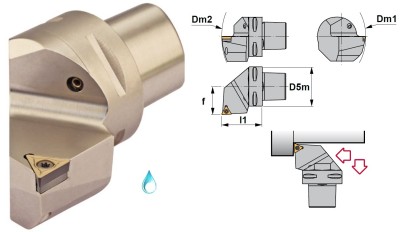 PSC32-STJCR22040-16 Soustružnické nože na TCMT16T3 Pravé 93°