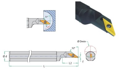 S20R-SVJCL11 Soustružnické nože na VCMT1103.. Levé 52°